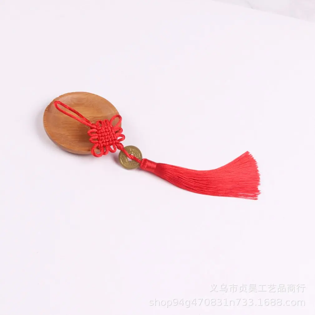 Китайский узел античная медь деньги кисточкой кулон маленький император