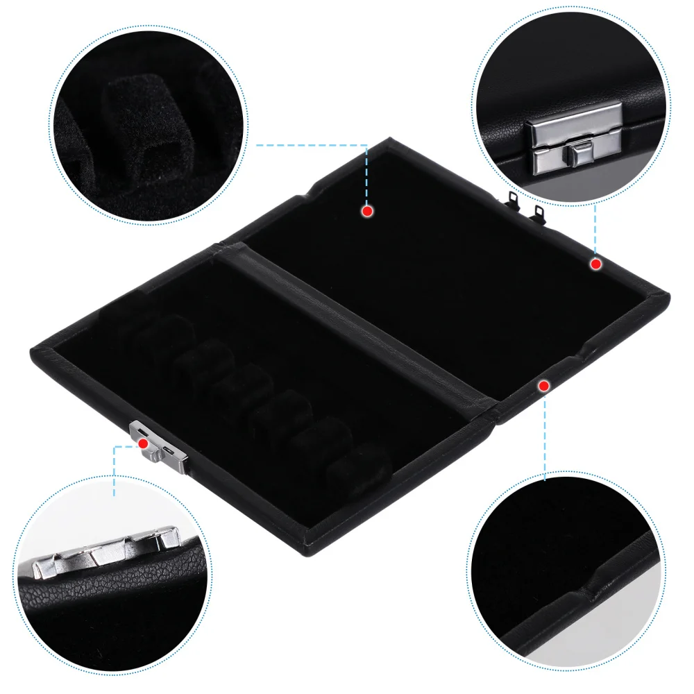 

Portable Bassoon Reed Case PU Leather Bassoon Reed Box Carrying Case Holder