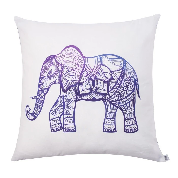 Подушка декоративная &quotЭтель&quot Elephant 55х55 см 100% хлопок синтепух 3823972 | Дом и сад