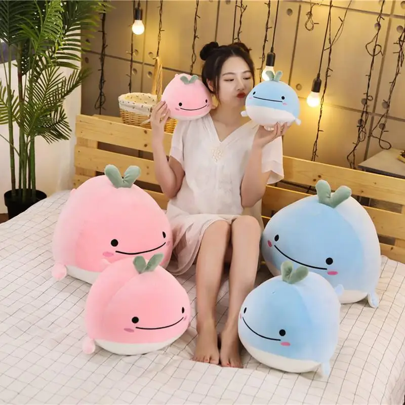 

15CM Cute Down Cotton Whale Plush Toy Super Soft Dolphin Pillow Stuffed Toys High Quality Aquatic Creatures Birthday Gift