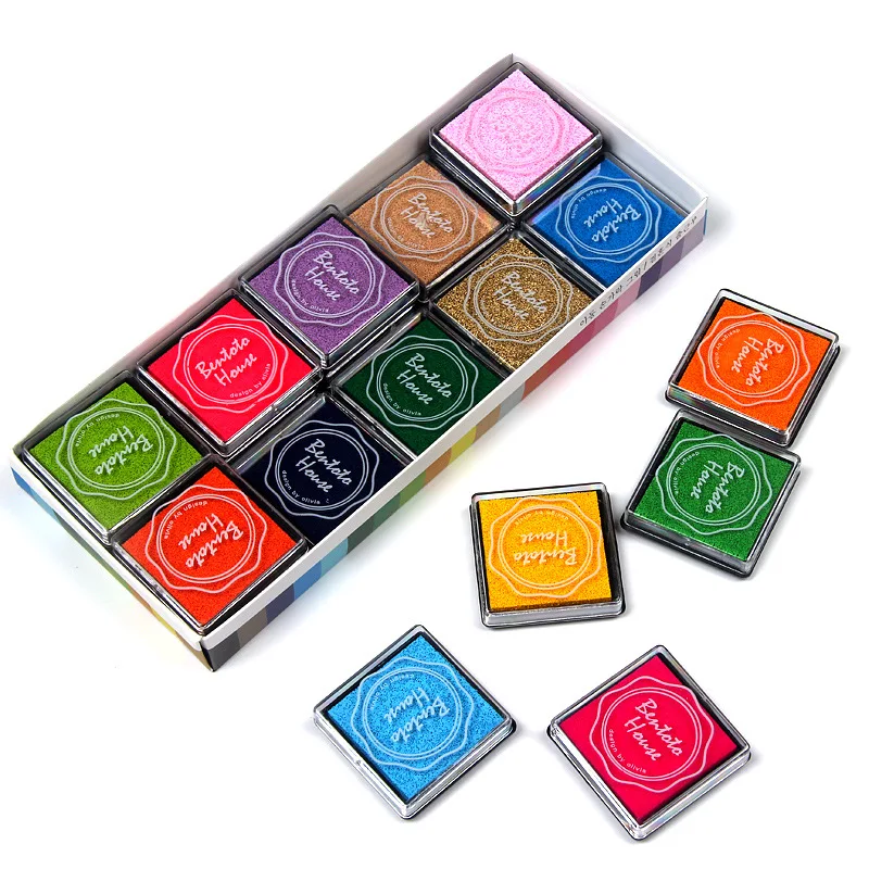 12/20/24 Цвет ed детская Пальчиковые краски отпечаток пальца печать глина безопасный