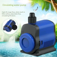 ultra silent submersible aquarium water pump for fish tank fountain garden pond rockery adjustable water filter pump 500 3500lh