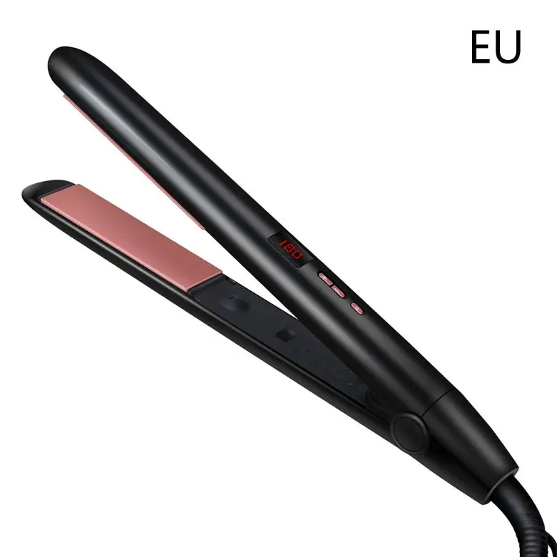 

2in1 Electric Tourmaline Ceramic Hair Straightener Flat Hair Curler Curling Iron A0NC