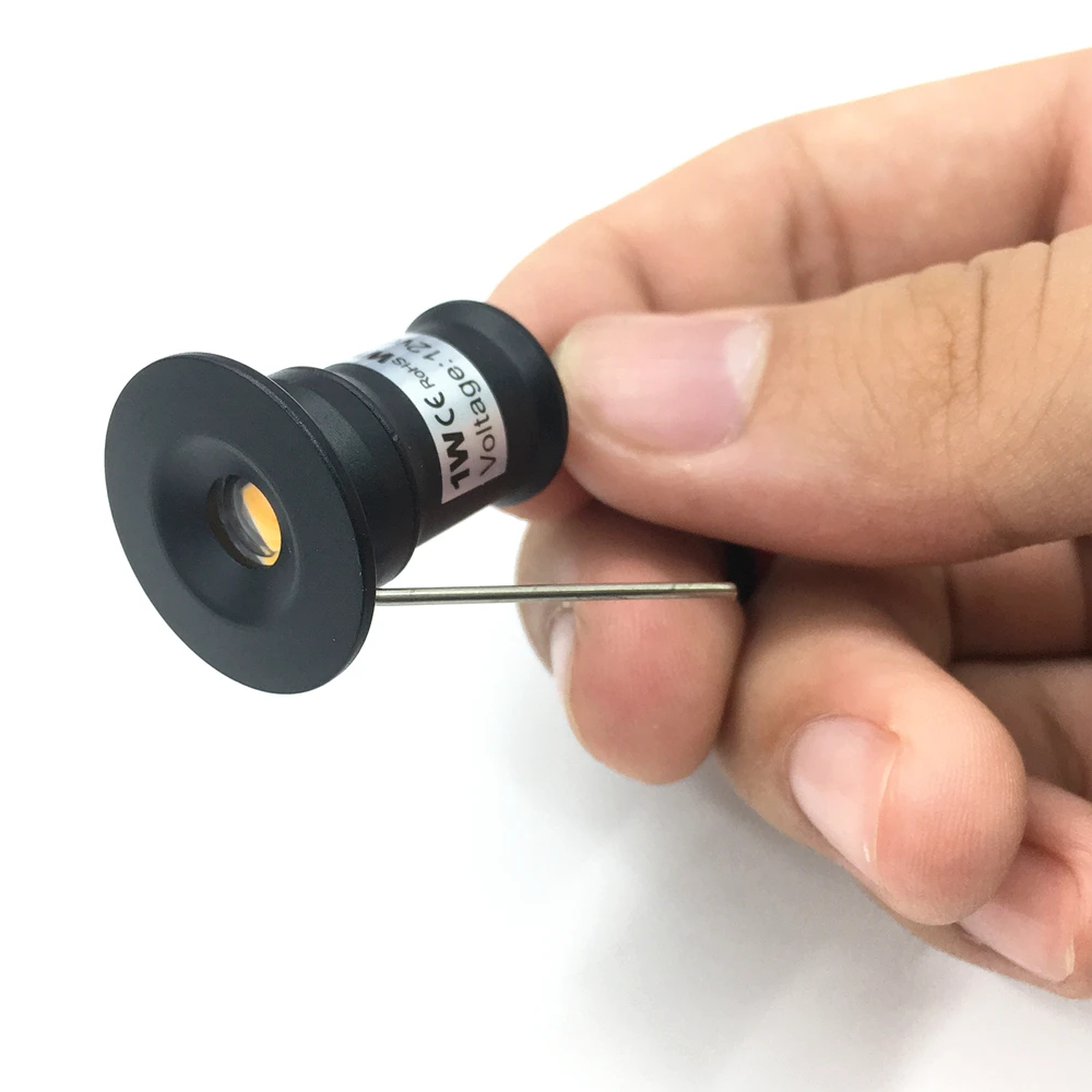 20pcs led spotlight dimmable 12v 3v 24v downlight 1w recessed ceiling lamp kitchen cabinet stair spot bulb light dropshipping free global shipping