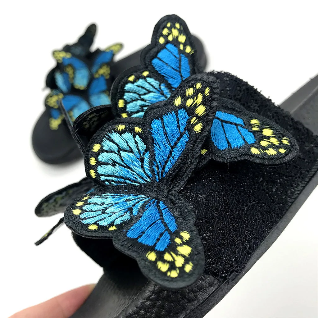 

SAGACE Casual Slipper Women Girl Cute Butterfly Summer Beach Shoes Bohemia Flip Flops Beach Shoes Casual Slipper Mujer