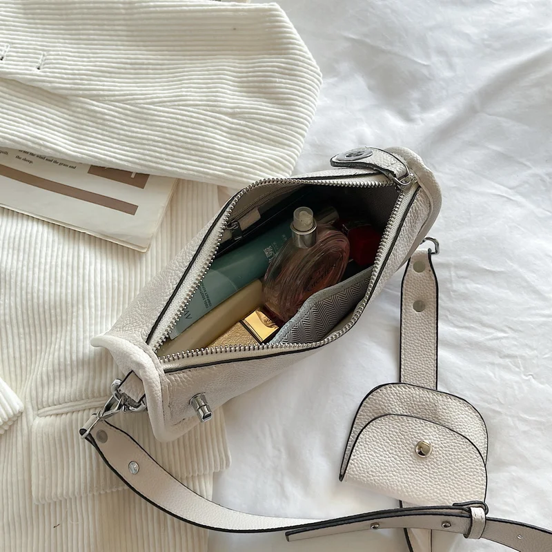 

2 Pieces Set Messenger Bags For Women Chain Tote Bag Small Purses And Handbags Female Crossbody Bag Leather Shoulder Pillow Bags