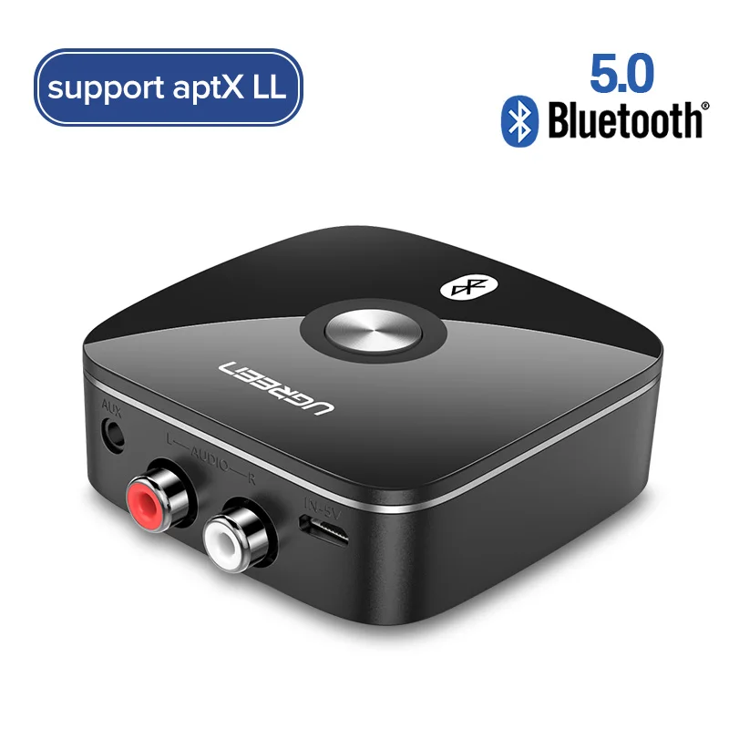 Ugreen Bluetooth RCA приемник 5,0 aptX LL 3,5 мм разъем Aux беспроводной адаптер Музыка для ТВ автомобиля RCA Bluetooth 5,0 3,5 аудио приемник - Цвет: Bluetooth 5.0