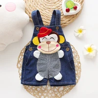 ienens summer toddler infant boy clothes pants jeans dungarees child jumper kids denim shorts overalls baby boys short trousers