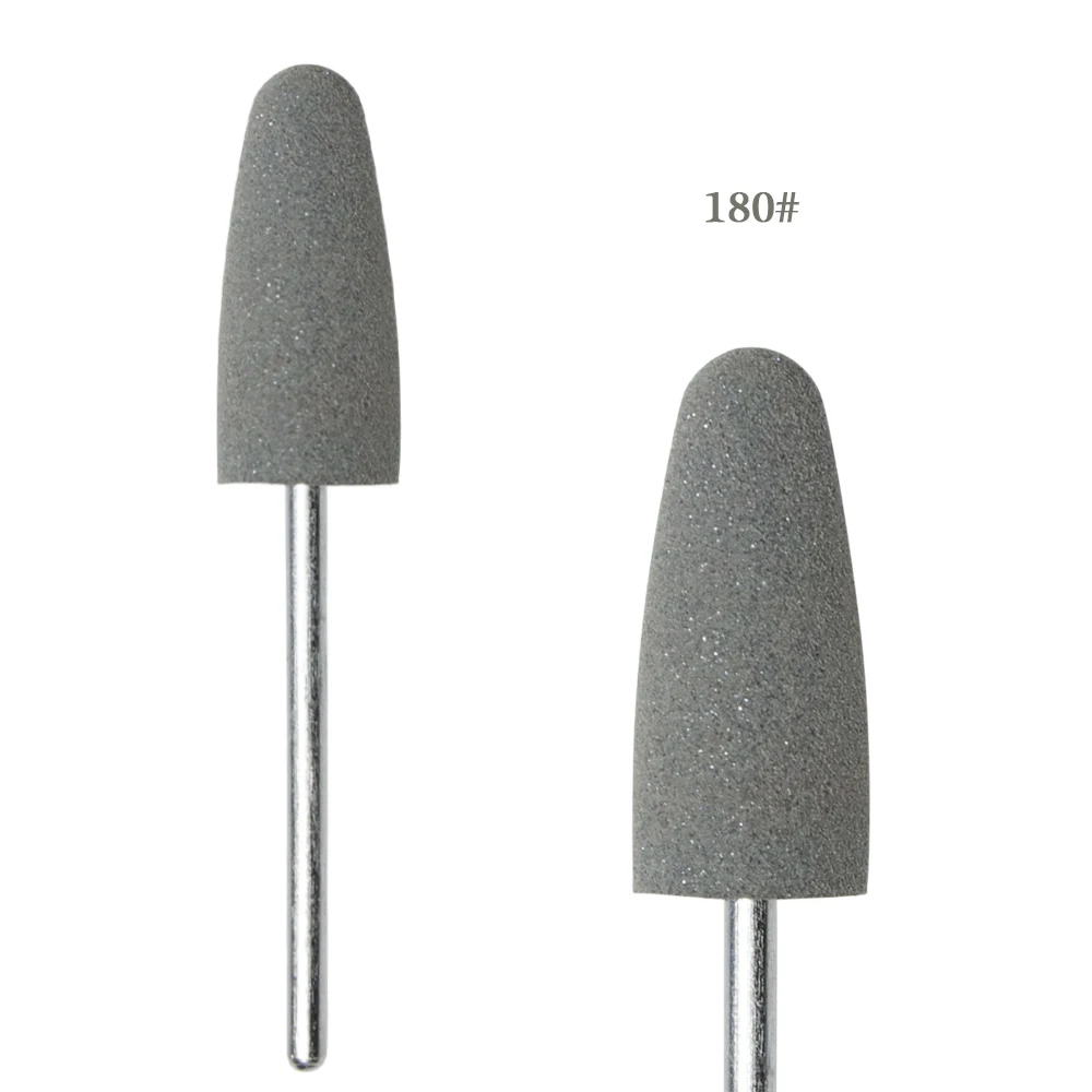 GJ03 Gray 1 шт., силиконовая мельница для ногтей, фрезы для кутикулы, фрезы для маникюра, электрические аксессуары, инструменты, BEGJ03 - Цвет: GJ03 Gray