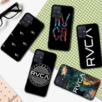 rvca luxury phone case for samsung s9 10 20plus note 7 8 9 10 10plus pro j8 m30 31 a32