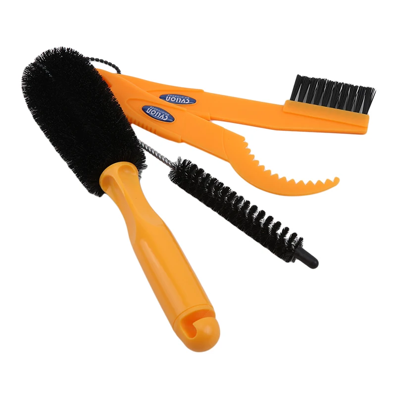 

Bicycle Cleaing Tool Kits Bike Chain Cleaner Tire Brushes Bike Cleaning Gloves Bicycle Cleaners Sets 6 In 1 Cleaning kits Tool