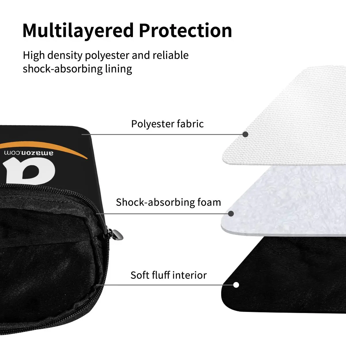 Водонепроницаемая сумка для ноутбука с логотипом Amazon 13 14 15 дюймов. Сумка защитный