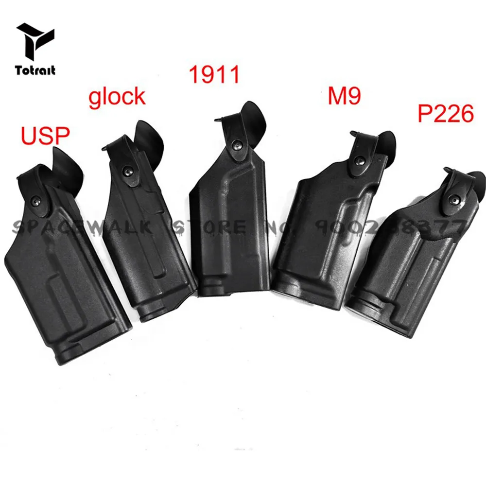 Военный Пистолет Holste Safar страйкбол GL17 пистолет colt 1911 M9 P226 USP пояс кобуры с