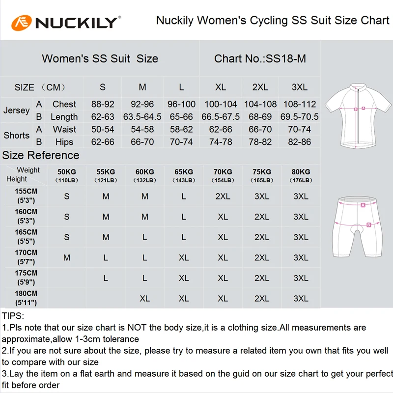Новая женская велосипедная футболка Nuckily комплект с коротким рукавом летняя