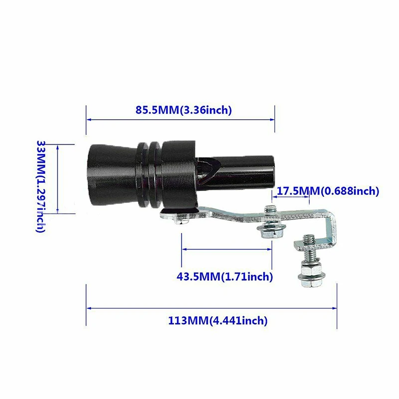 Прочный высококачественный свисток для выхлопной трубы практичный красивый