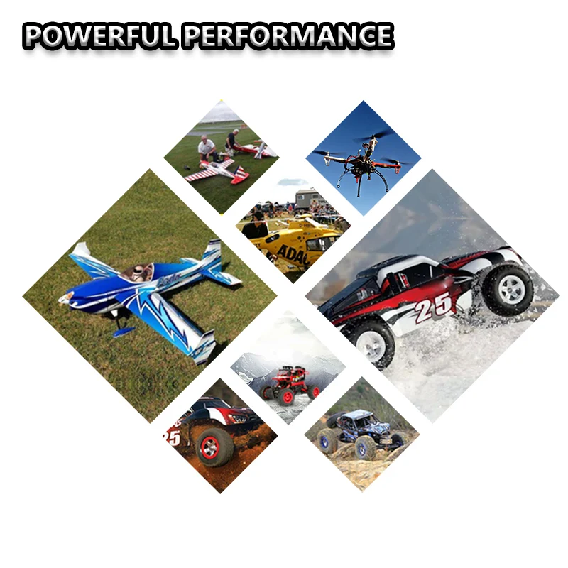 Youme-bater&iacute;a Lipo 3S de 11,1 V, 6200mAh, 6500mAh, 3300mAh, 4500mAh, 5200mAh, carcasa dura 50C 60C, enchufe Deans para TRAXXAS 1:10, coche, barco, Dron-5