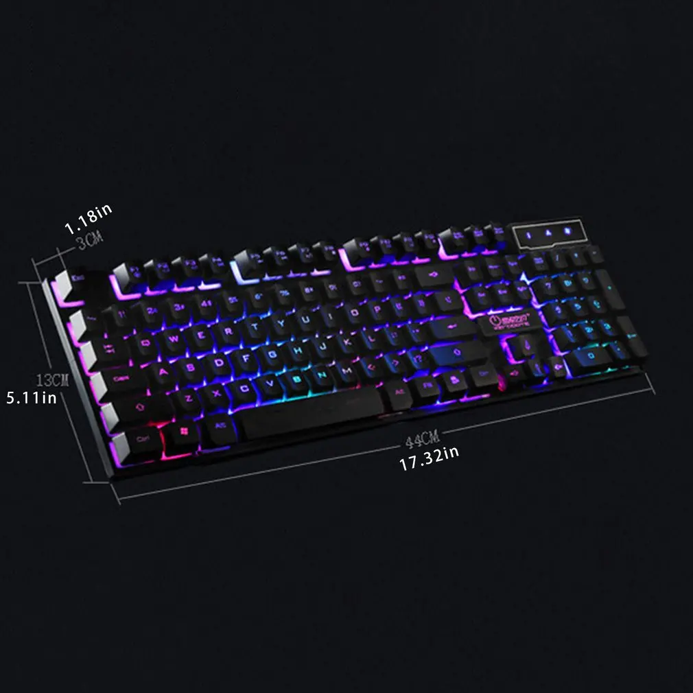 

X100 Professional Backlight Keyboard Ergonomic Usb Wired Gamer Led Gaming Gamer Keyboard For Pc Computer