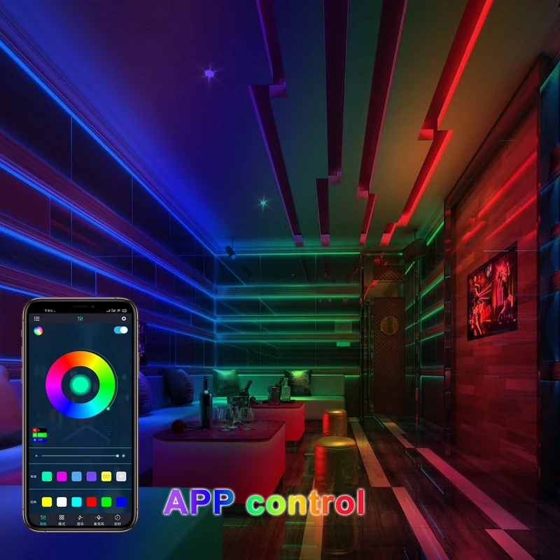 USB RGB LED Strip Lights 5050 Bluetooth Sync Music Tape Diode Tira Fita Luses Ribbon Neon Night Light For Room Decor TV |