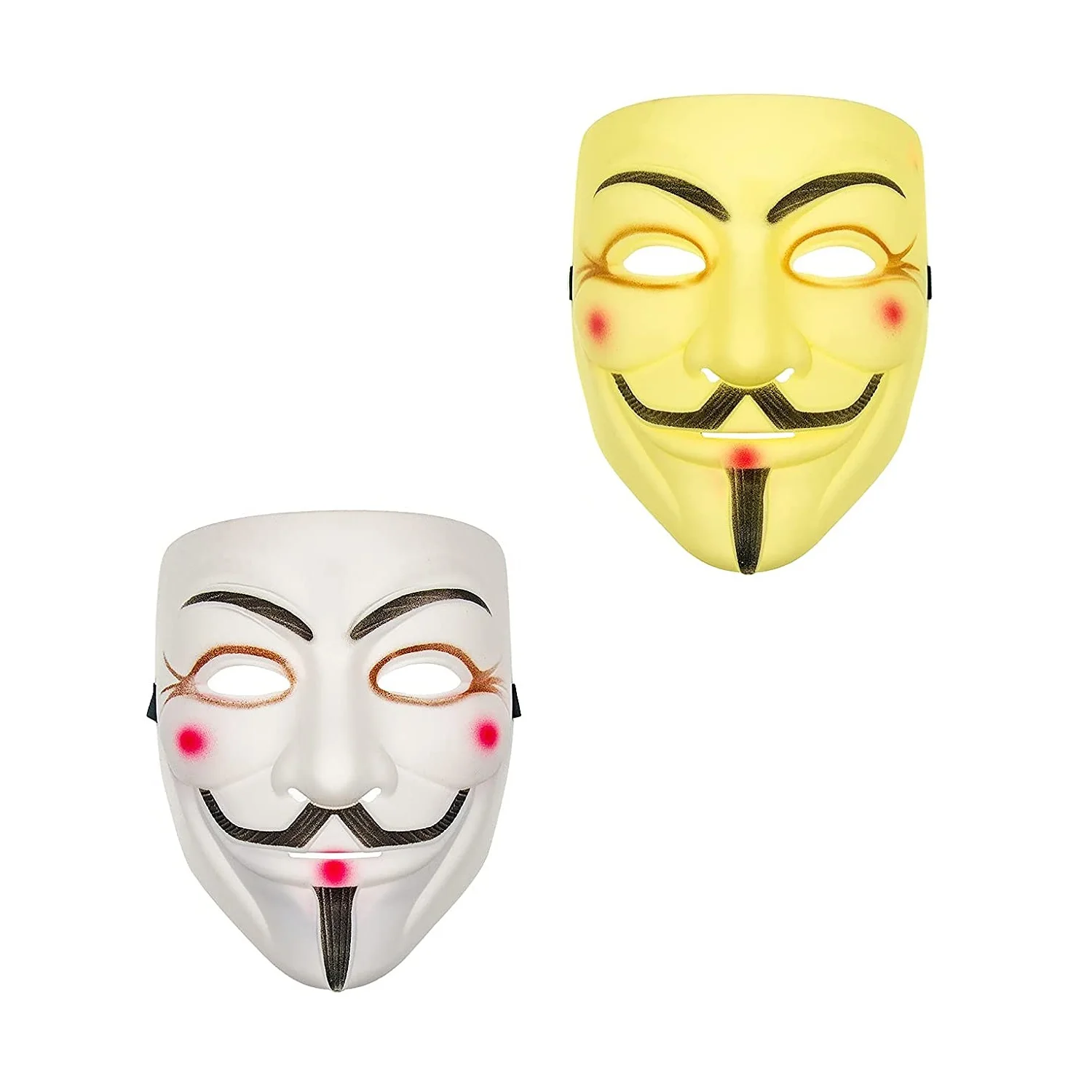 2x Классический V for Vendetta хакер маска Косплэй анонимным Гай Фокс Хэллоуин для