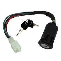 4 wire pin key ignition switch male plug ignition switch key replacement for atv quad dirt bike scooter motorcycle