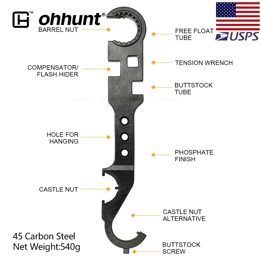 Тактический оружие Ohhunt Gunsmith 5 56/.223 AR15 M4 M16 набор инструментов для винтовки