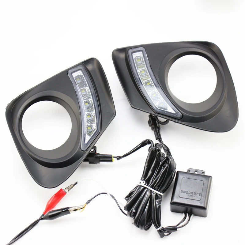 

2Pcs for Toyota 10-13 Corolla LED Daytime Running Lights Fog Light Upgrade