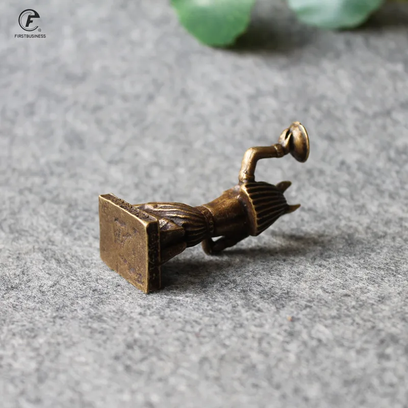 Новый Стильный винтажный латунный Египетский держатель Doghead Anubis украшение