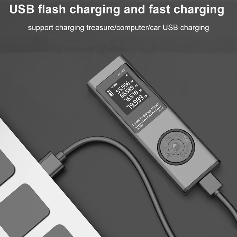 Цифровой лазерный дальномер лазерная рулетка измерительный строительный