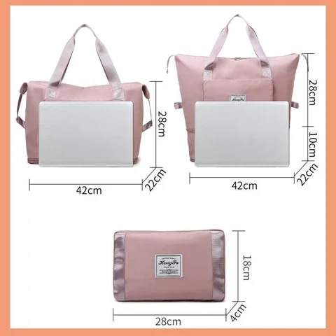 

Large capacity folding travel bag in ctock dropshipping