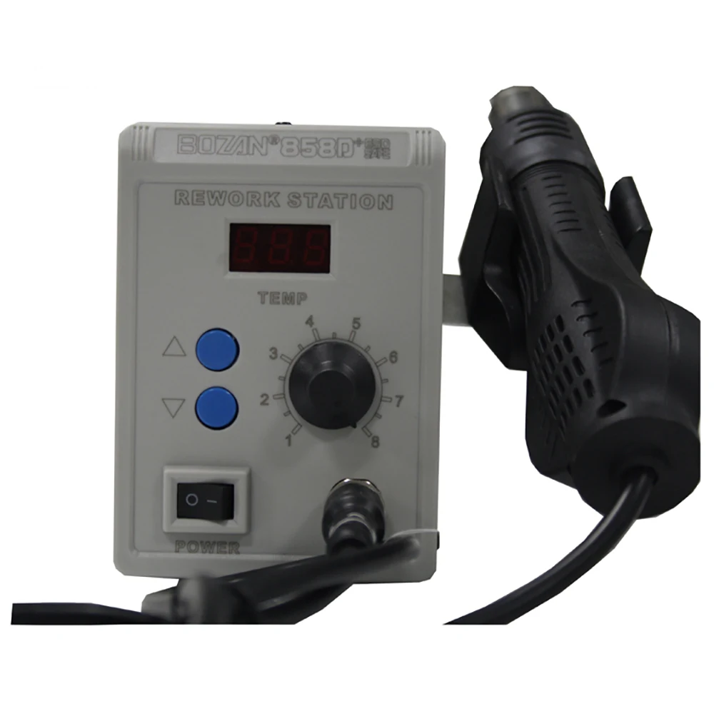 Паяльная станция светодиодный цифровая паяльная для 858D + 750 Вт гладить паяльной