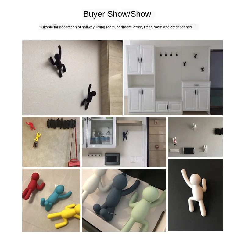 Вешалка с матовым покрытием для двери крючок задней панели милая домашняя одежда