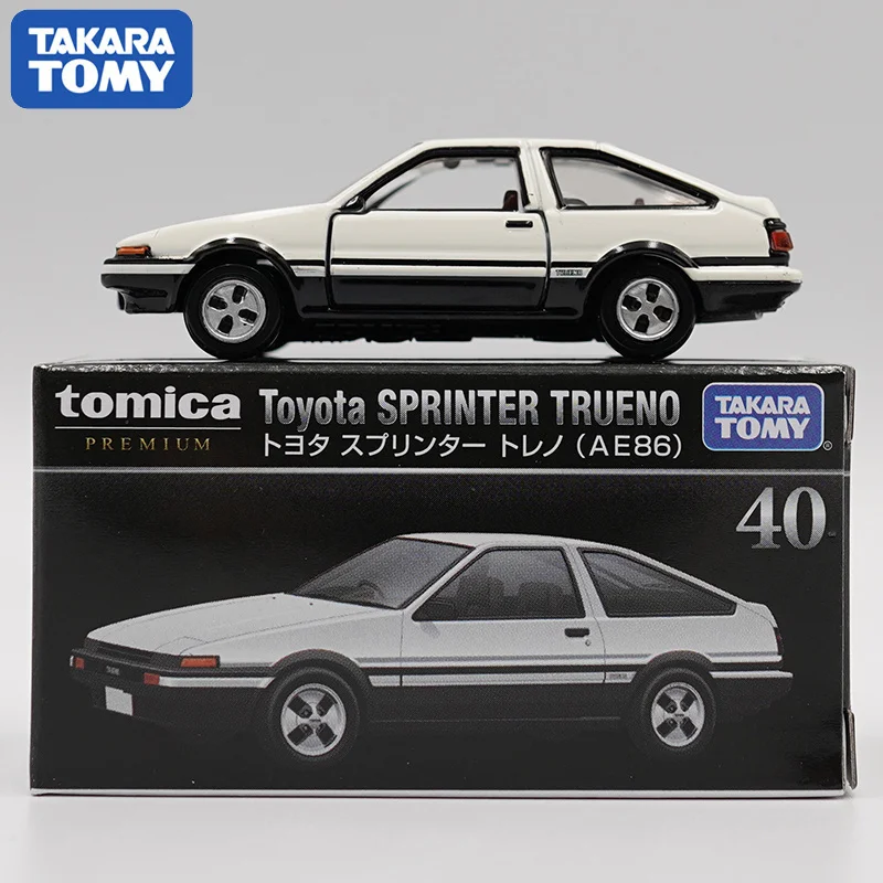 

Takara Tomy Tomica Premium 1:60 Toyota Sprinter Trueno AE86 D Initial League Diorama Diecast Miniature Car Carrot Model TP40