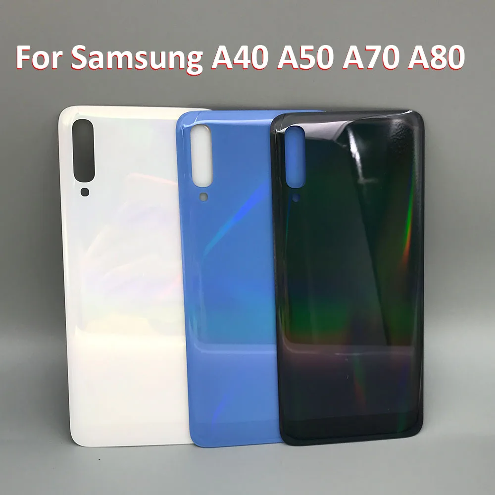 

Replacement Battery Rear Back Cover Case With Logo For Samsung Galaxy A40 A405F A50 A505F A70 A705F A80 A805F With Adhesive