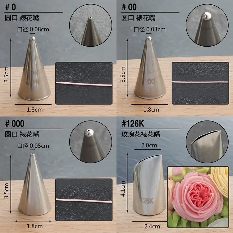 1 шт. Кондитерская насадка из нержавеющей стали 18 х30 мм|pastry tips|pastry nozzlesicing nozzle |
