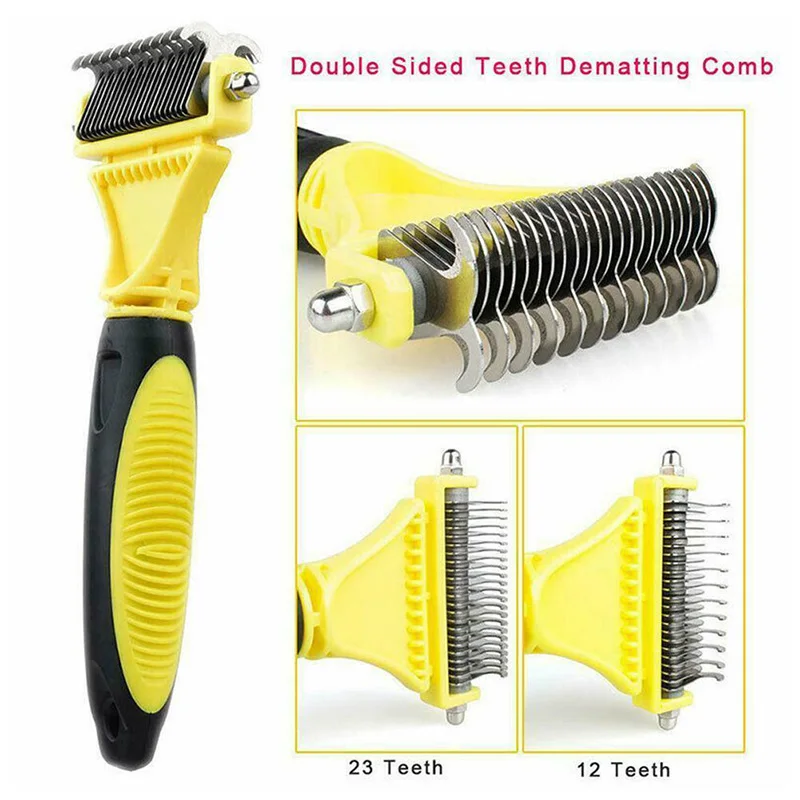 3 в 1 расческа для вычесывания кошек и собак инструмент волос грабли KSI999|Расчески