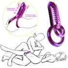 БДСМ Вагина Clitori член массажный фаллоимитатор вибраторы взрослые секс-игрушки для мужчин пары двойные кольца член мужской член страпон товары