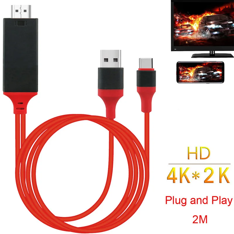 Адаптер для видеокабеля с интерфейсом USB Type C Huawei Mate10/Mate20 Pro/Microsoft