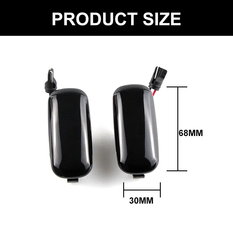 

2pcs Canbus LED Dynamic Side Marker Turn Signal Light Indicator for Audi for Audi A4 S4 RS4 B8 2005-2008,S4 B6 B7 2000-2005