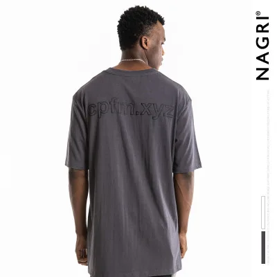 Мужская футболка Nagri в европейском и американском стиле с трехмерным принтом