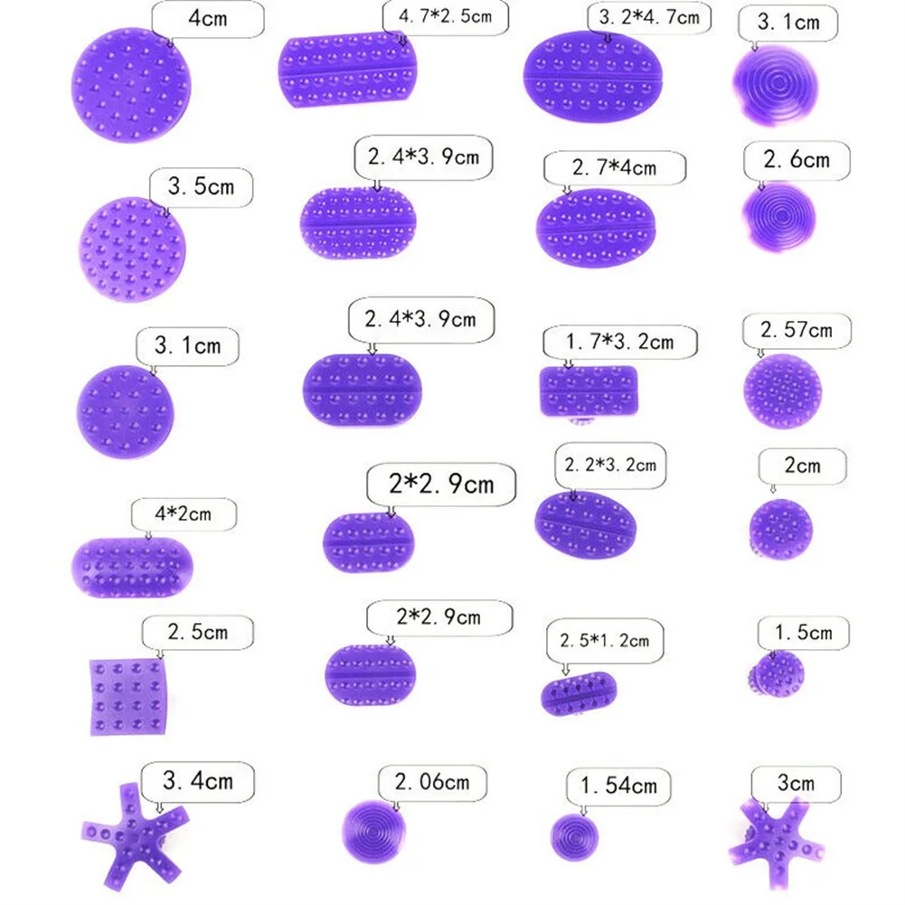 

Nylon Pulling Tabs Parts Purple Repair Tool 24pcs Accessories Durable New