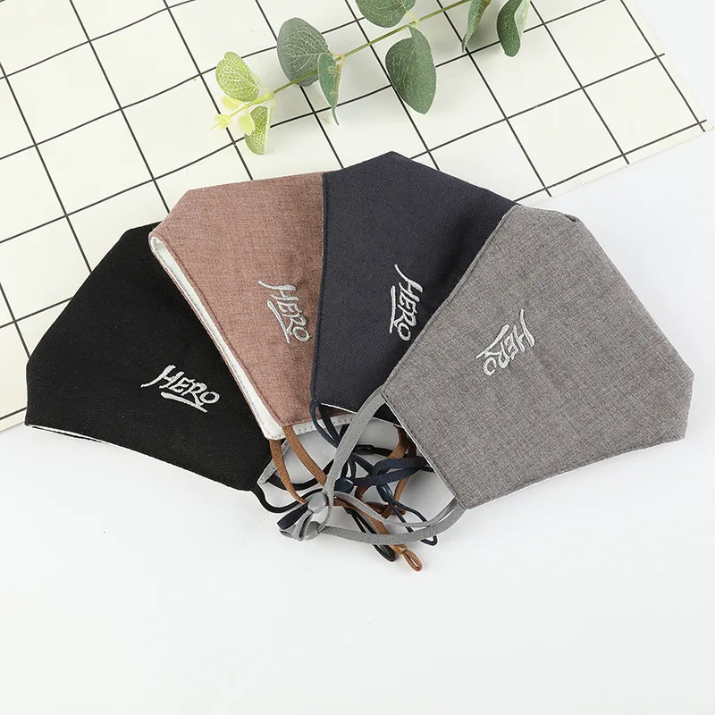 20 шт./лот моющиеся антивирусные маски не одноразовые защищающие хлопковые