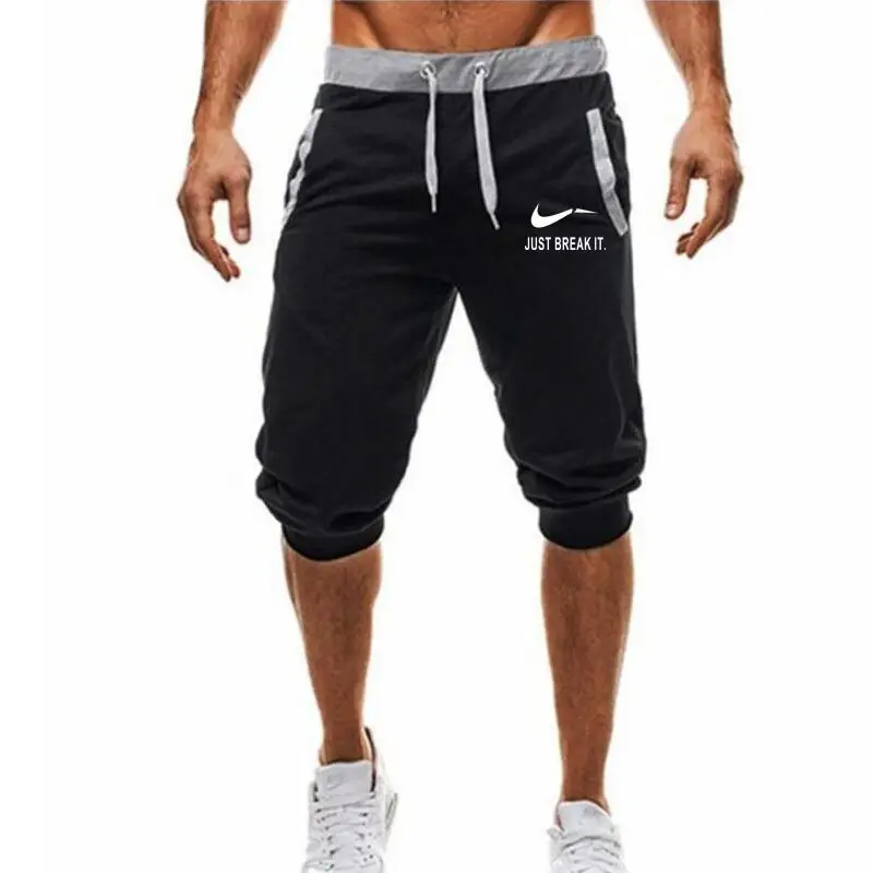 Брендовые новые мужские шорты для спортзала бег трусцой спортивные фитнес брюки