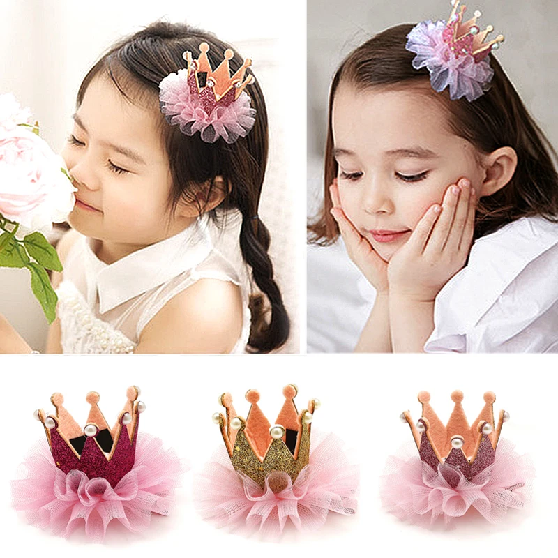 Детская заколка пряжка для волос с кружевом| |