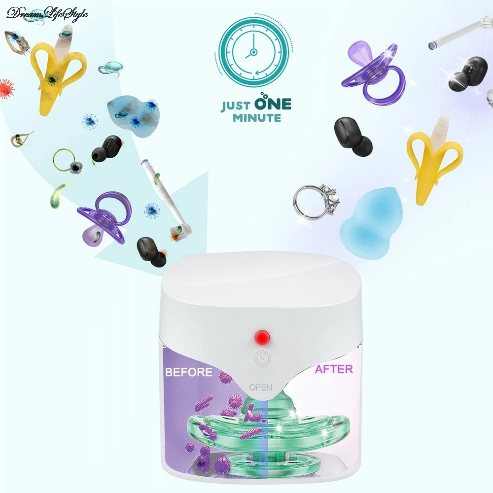 Mini UV Sterilizer Box Portable Autoclave Tool Pacifier Disinfection Cabinet For Instruments Adapter Home | Лампы и освещение