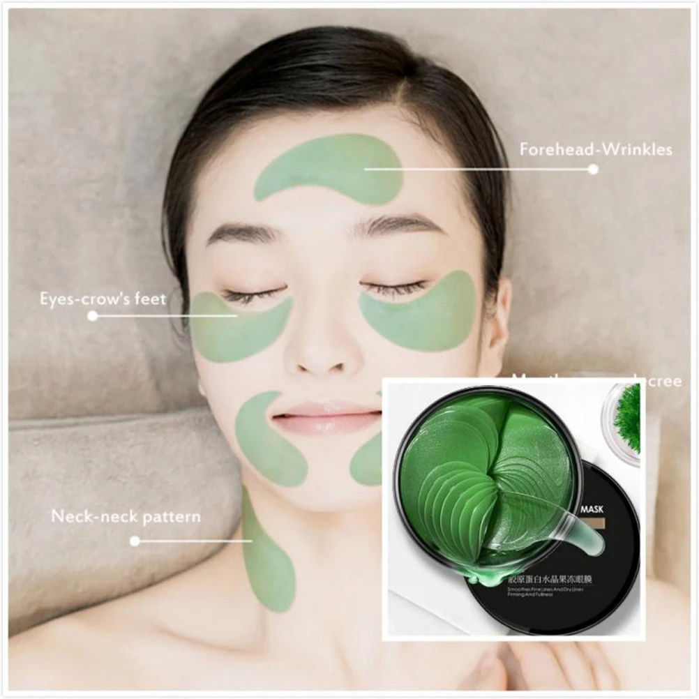 60 шт. увлажняющая маска для кожи водорослей от Тёмных кругов и мешков под