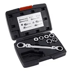 Набор торцевых ключей 12 в 1, универсальный ключ трещетка гаечный ключ, многофункциональные инструменты