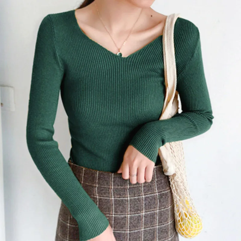 Женские Вязаные Рубашки осенние женские рубашки с длинным рукавом 2019 | Женская
