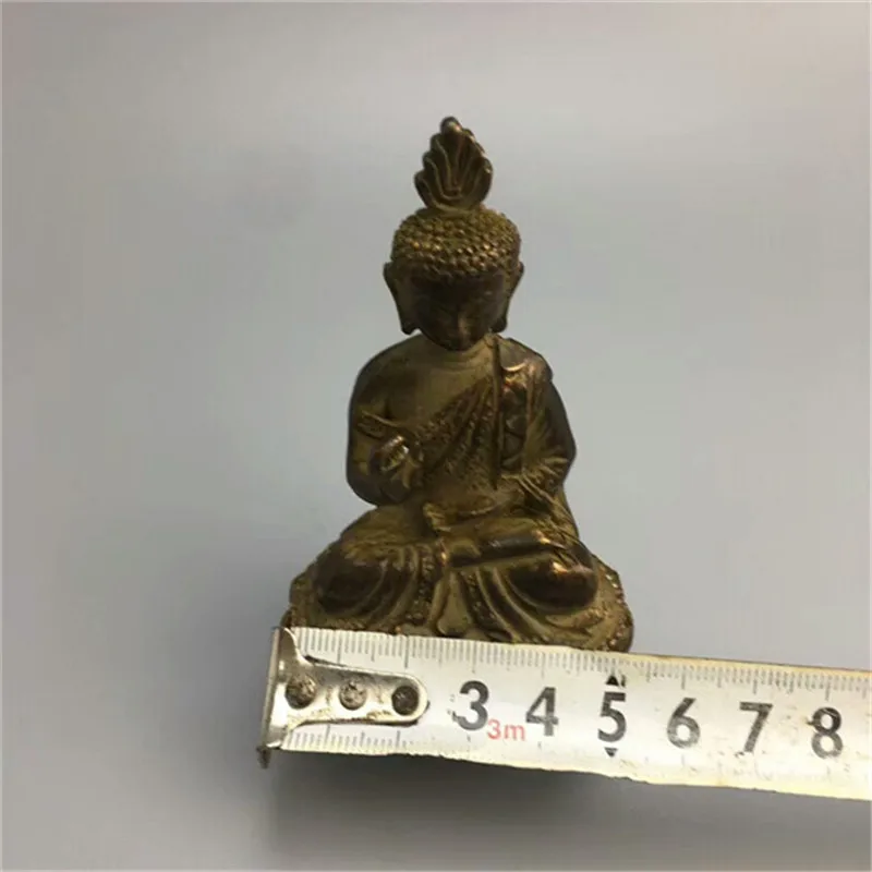 Китайский Тибет Бронзовая статуэтка Будды старый Медь статуя | Дом и сад