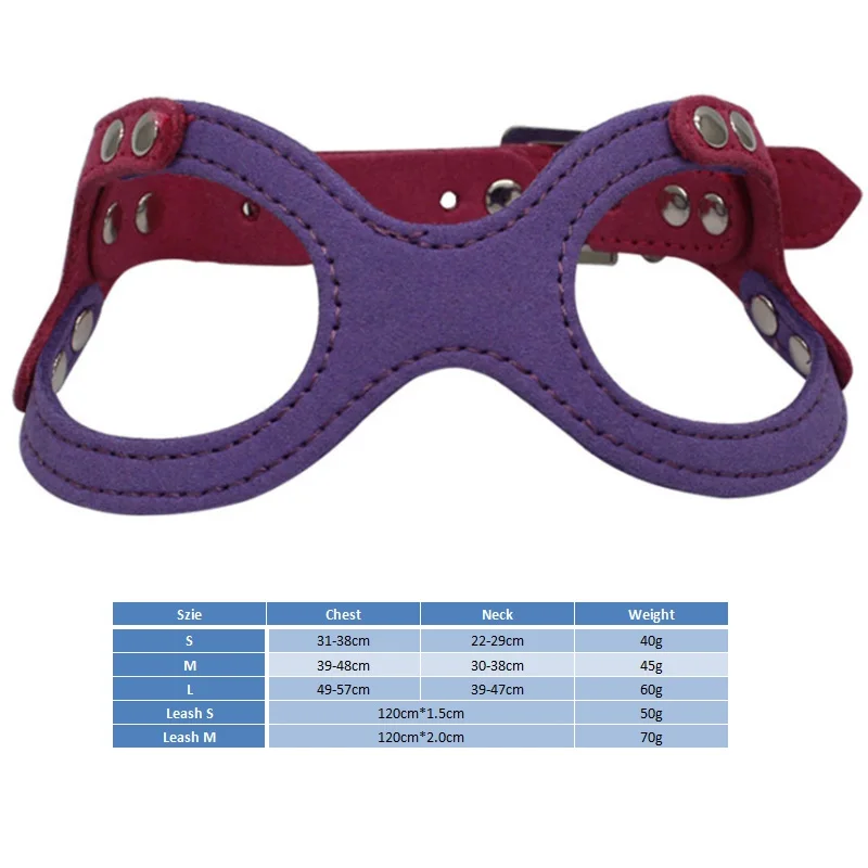 Мягкая замшевая кожаная маленькая повязка на грудь для щенков чихуахуа Йорка