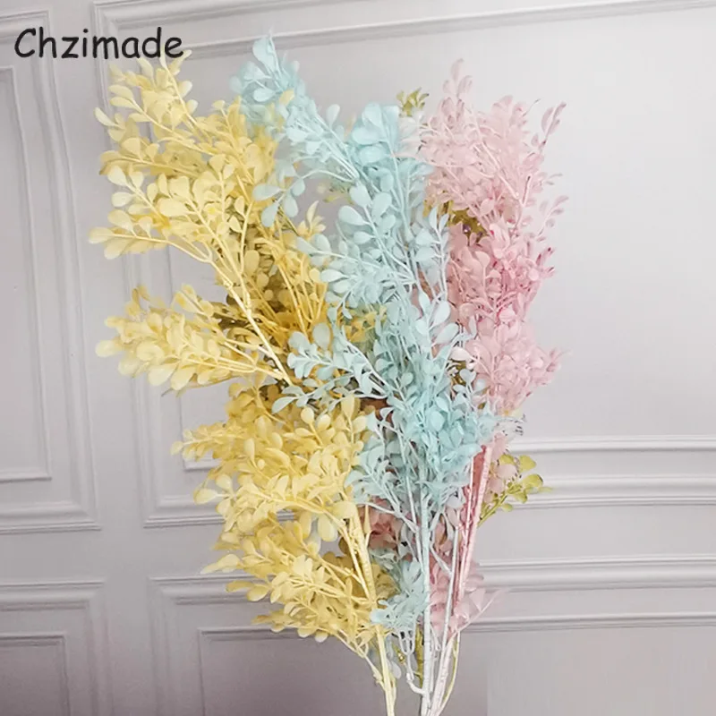 

Chzimade, искусственные цветы, красочная ветка, высокое качество, искусственные цветы, длинный букет, украшение для дома и свадьбы